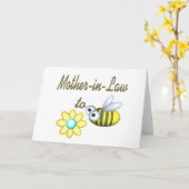 Carte Mère en droit d'être (Fleur jaune)