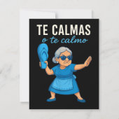 Carte Mère espagnole mexicaine drôle (Dos)