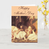 Carte Mère et enfant (Fleur jaune)