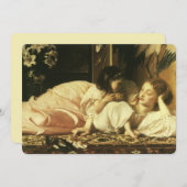 Carte Mère et Enfant (alias Cerises) par Lord Leighton (Devant / Derrière)