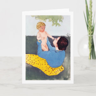 Carte Mère et enfant, Mary Cassatt