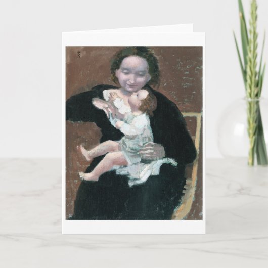 Carte Mère et enfant, Maurice Denis (Devant)