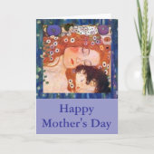 Carte Mère et enfant par Klimt (Devant)