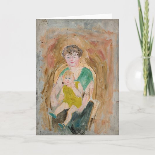 Carte Mère et enfant | Tadeusz Makowski (Devant)