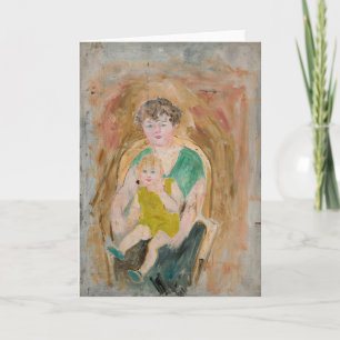 Carte Mère et enfant Tadeusz Makowski