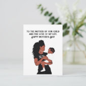 Carte mère et femme pour la fête des mères (Debout devant)