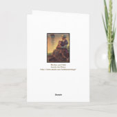 Carte Mère et fille sur le rivage (Dos)