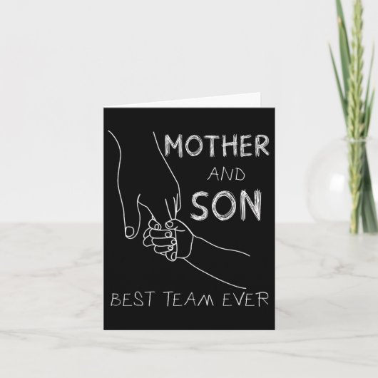 Carte Mère et fils, meilleure équipe de tous les temps, (Devant)