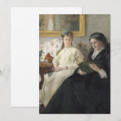 Carte Mère et soeur de l'artiste | Berthe Morisot (Devant / Derrière)