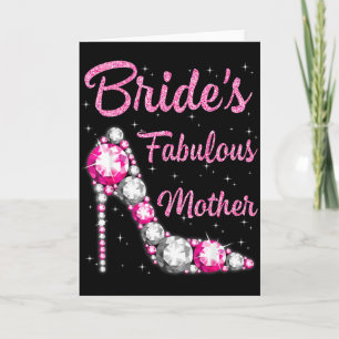 Carte Mère fabuleuse de la mariée mariage heureux se mar