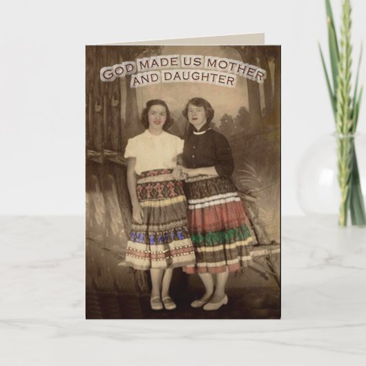 Carte mère-fille (Devant)