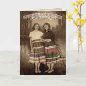 Carte mère-fille (Fleur jaune)