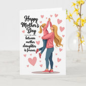 Carte Mère Fille Pour Toujours (Fleur jaune)