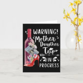 Carte Mère Fille Voyage 2025 Famille Mère Correspondant (Fleur jaune)