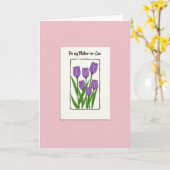 Carte Mère Fleur Violette (Fleur jaune)