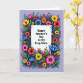 Carte Mère Fleurs Radieuses (Fleur jaune)