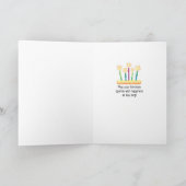 Carte Mère gâteau du 50e anniversaire (Intérieur)