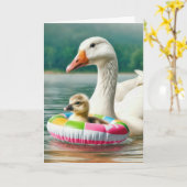 Carte Mère Gosse Avec Gosling (Fleur jaune)