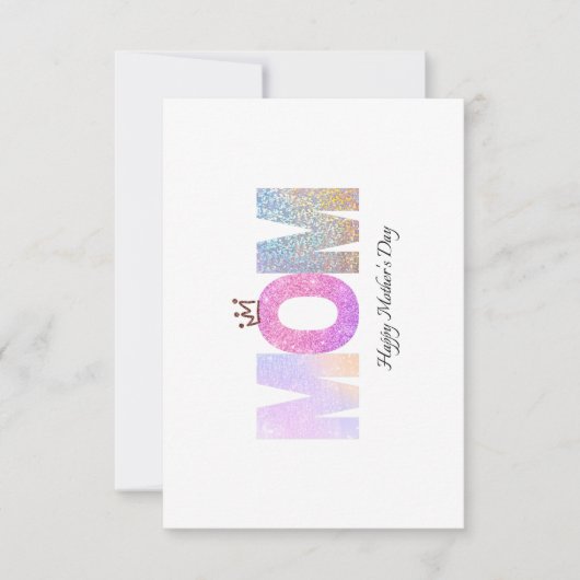 carte mère heureuse (Devant)