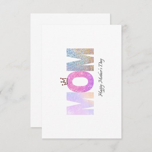 carte mère heureuse (Devant / Derrière)