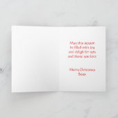 Carte mère Joyeux Vacances (Intérieur)