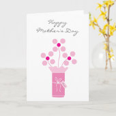 Carte mère, le jour de HappyMother (Fleur jaune)