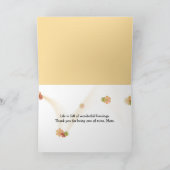 Carte Mère lit une lettre d'anniversaire de l'enfant (Intérieur)