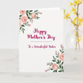 Carte mère Magenta Script (Fleur jaune)