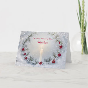 Carte Mère maman en souvenir au mémorial de Noël