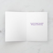 Carte Mère Maman Joyeuses Pâques avec un lapin mignon (Intérieur)