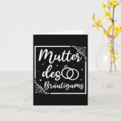 Carte Mère Mariage Mariale Mère De La Pièce (Fleur jaune)