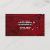 Carte mère | Micropuce rouge | Tech (Dos)