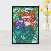 Carte mère Noël (Fleur jaune)