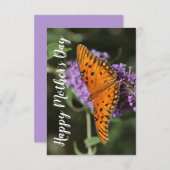 carte mère papillon floral (Devant / Derrière)