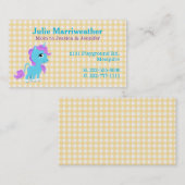 Carte mère personnalisée Unicorne couleur mignonne (Devant / Derrière)