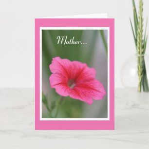 Carte Mère...Pétunia rose