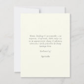 Carte mère polonaise de texte personnalisé - défin (Dos)