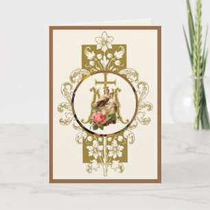 Carte Mère religieuse aide perpétuelle Jésus catholique