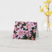 Carte Mère rose (Fleur jaune)