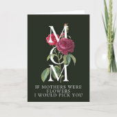 carte mère rouge rose sur noir (Devant)