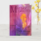 Carte Mère spéciale (Fleur jaune)