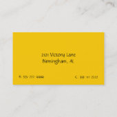 Carte mère Suzanne Flowers Jaune Doré (Dos)