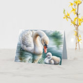 Carte Mère Swan Avec Cygnet (Fleur jaune)