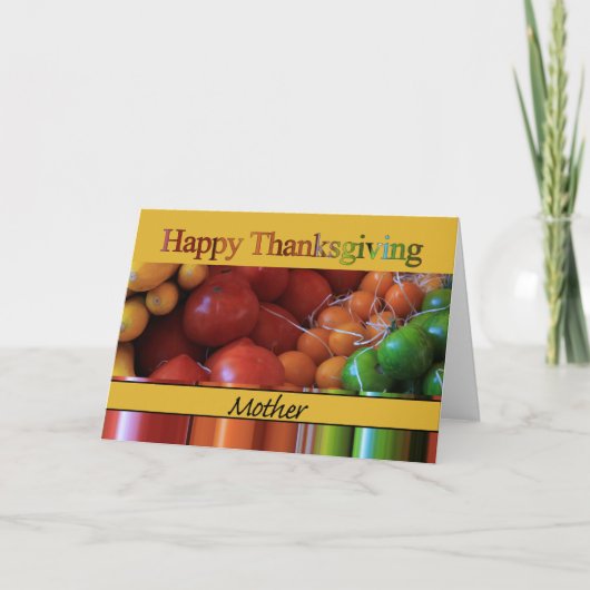 Carte mère Thanksgiving (Devant)