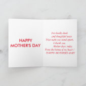 Carte mère vintage avec chaton & CuteMessage (Intérieur)