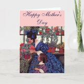 Carte Mère vintage et enfant (Devant)