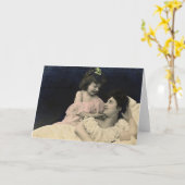 Carte Mère vintage Et Fille (Fleur jaune)