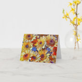 Carte Mères d'automne du jardin de Gertie (Fleur jaune)