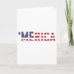 Carte Merica - Drapeau Patriotique Usa États-Unis Amériq