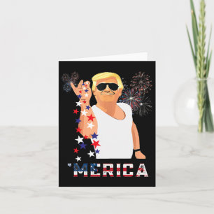 Carte Merica Tenues Trump Merica Drapeau Américain Usa P